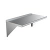 Amgood Stainless Steel Wall Shelf, 48 Long X 18 Deep AMG WS-1848